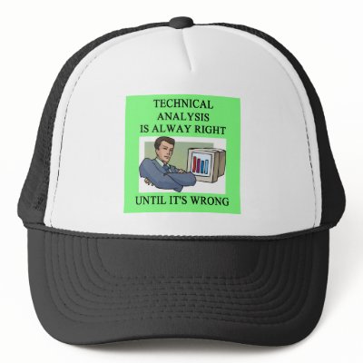 technical analysis joke trucker hats by jimhartley