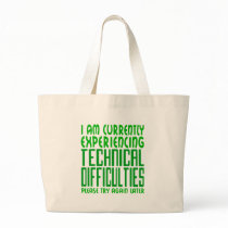Technical Difficulties bags by TheGalacticGroundhog Technical Difficulties bags