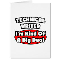 Technical Writer ... Big Deal Card