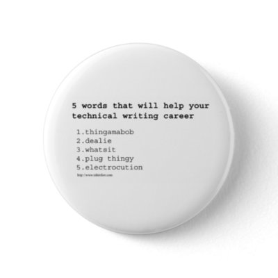 Technical Writer Pins by