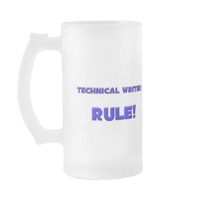 Technical Writers Rule! Mug by professions