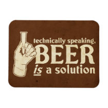 technically speaking, beer is a solution magnets