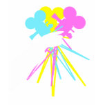 Technicolor Love Bouquet Dark Shirt