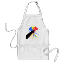 Technicolor Love Bouquet Primary Colors Aprons