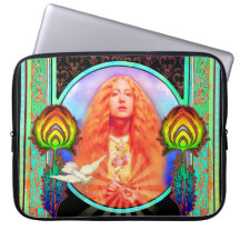Technicolor Motor Home Peace Computer Sleeve