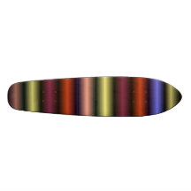 Technicolor skate board