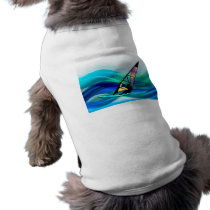 Technicolor Windsurfer Pet Tshirt