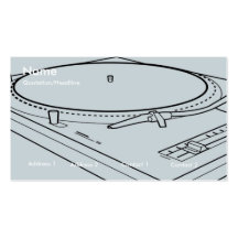 technics 1200 card business cards