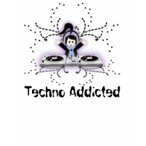 Techno Addicted t-shirts