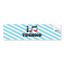 Techno Bumper Sticker