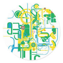 techno cluster sticker by dannyglix techno cluster sticker