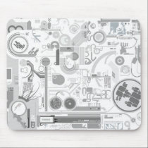 techno computer chip hard drive vector experiment  mousepads