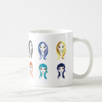Techno Dolls Mug mugs