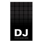 Techno Gradient  DJ Business Cards