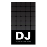 Techno Gradient  DJ Business Cards