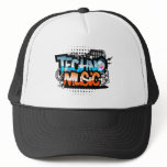 Techno Music Trucker Hat