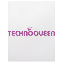 techno queen icon letterhead