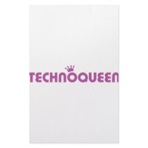 techno queen icon stationery