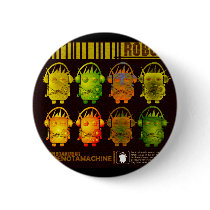 Techno Robot buttons by GenderTrends Techno Robot buttons