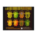Techno Robot postcards