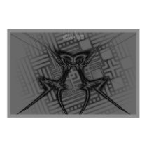 techno trance posters
