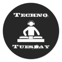 Techno Tuesday Sticker by RoyalGoat Techno Tuesday Sticker