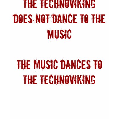 Techno-Viking Tshirt by hainese