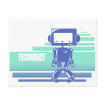 Technobot Postcard