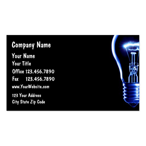 Technology Business Cards (front side)