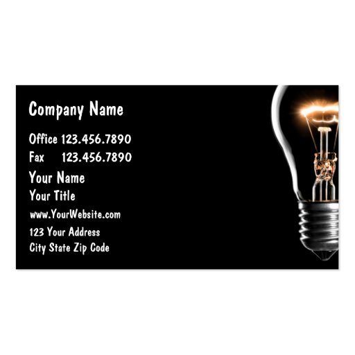 Technology Business Cards (front side)
