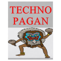 technology pagan joke flyer