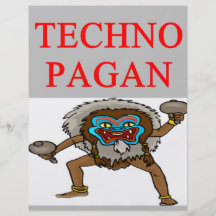 technology pagan joke flyer