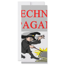 technology pagan joke rack cards