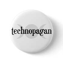 Technopagan buttons