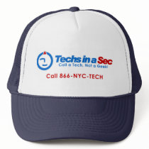 Techs In A Sec NYC Style hats by wahlen Techs In A Sec NYC Style hats