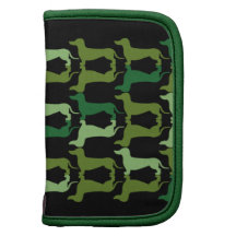teckel green and black organizer