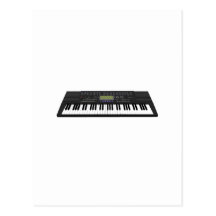 Teclado moderno Synth: modelo 3D: Postal
