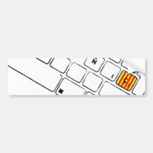 Teclat Ç Bumper Stickers