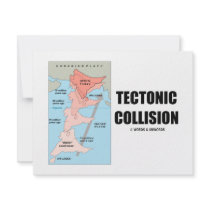 Tectonic Collision (Himalayas) invitations