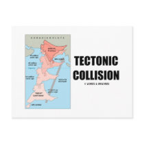 Tectonic Collision (Himalayas) postcards