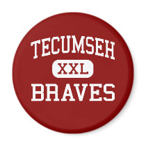 Tecumseh - Braves - Middle - Lafayette Indiana magnets
