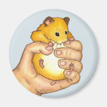 Ted being held magnets