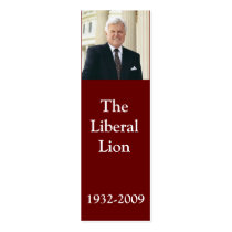 Ted Kennedy Commemorative Bookmark business cards