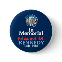 Ted Kennedy Memorial Button by samappleby Ted Kennedy Memorial Button