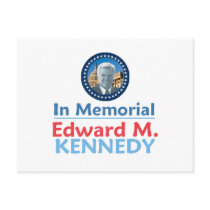 Ted Kennedy Memorial Postcard