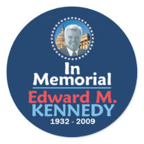 Ted Kennedy Memorial Sticker