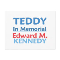 Ted Kennedy TEDDY Postcard