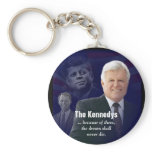 Ted Kennedy with JFK and RFK Collectors Key Ring Keychain