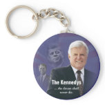 Ted Kennedy with JFK and RFK Key Ring Key Chains