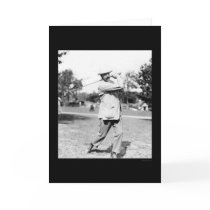 Ted Ray Golf Champion 1914 Greeting Card